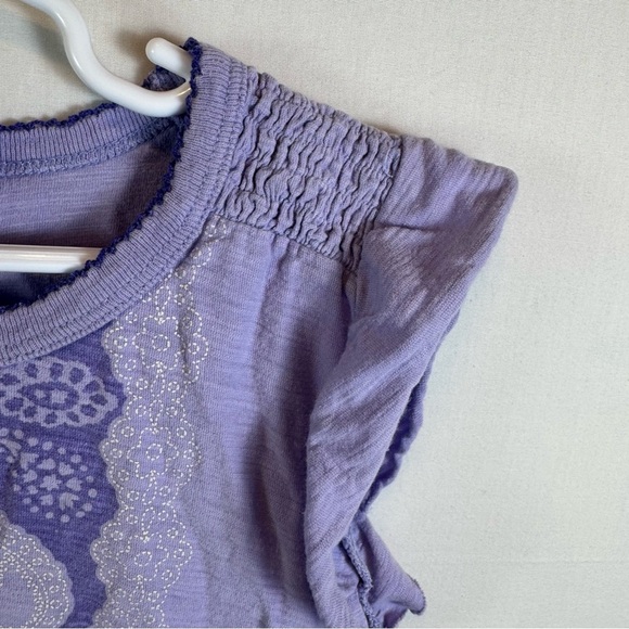 Naartjie Flutter Sleeve Purple Blouse Girls Size XL - Picture 4 of 5